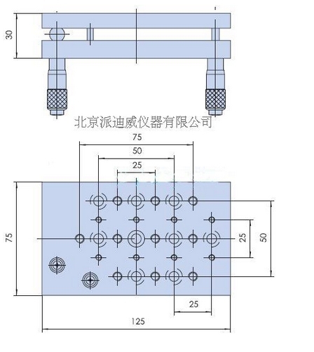 PT-QX02 手动倾斜台 手动位移台 手动俯仰台 手动角度台