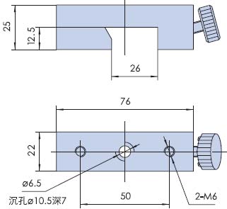 PG01精密光学载物滑轨/导轨/实验室直线滑道/调整架导柜