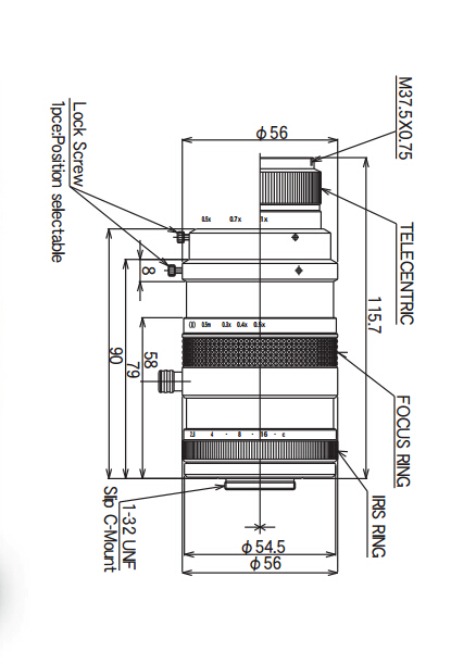 kowa 镜头 物镜 LM8JC10M 显微镜物镜