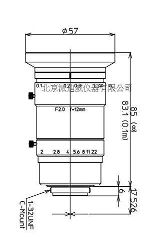 kowa 镜头 物镜 LM12XC 显微镜物镜