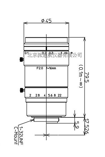 kowa 镜头 物镜 LM16XC 显微镜物镜