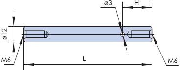 PG02-（25-300） 接杆 连接杆 延长杆 接杆 光阑固定杆 支撑杆