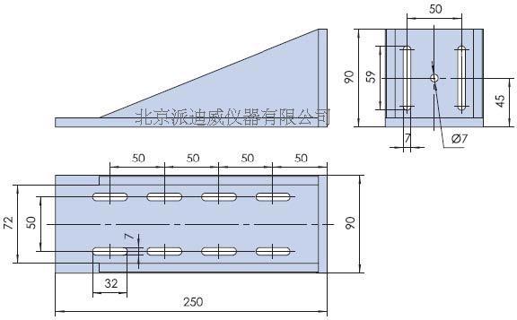 PJK08 直角固定块 尺寸250*90*90mm 可定制