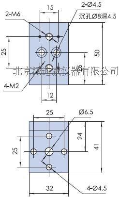 PJK03 直角固定块 连接件 尺寸50*32*42mm 可定制