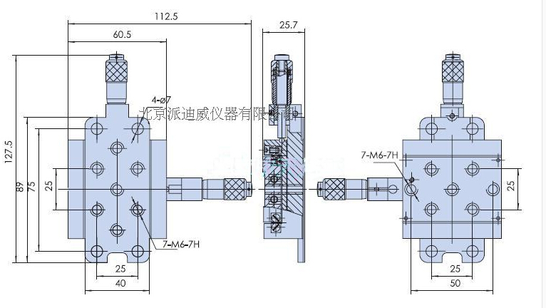 手动多维组合台 ：PT-XY13