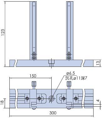 PB401 可调干板架 滑动板 距离调节价 机械调整架