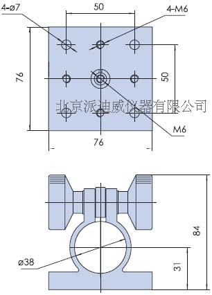 PCQ02 齿条支撑棒夹持器