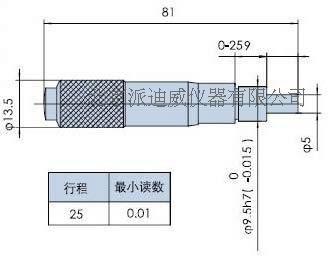 PFT06-25 微分头 千分螺杆