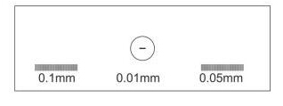 CW 测微尺 目镜测微尺 物镜测微尺 测量尺 显微镜标尺