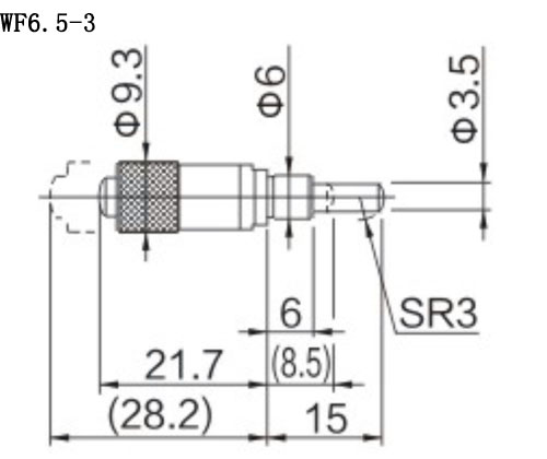 PDV派迪威 WF6.5微分头 测量尺 测微头