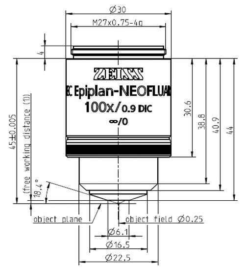 蔡司物镜Objective EC 