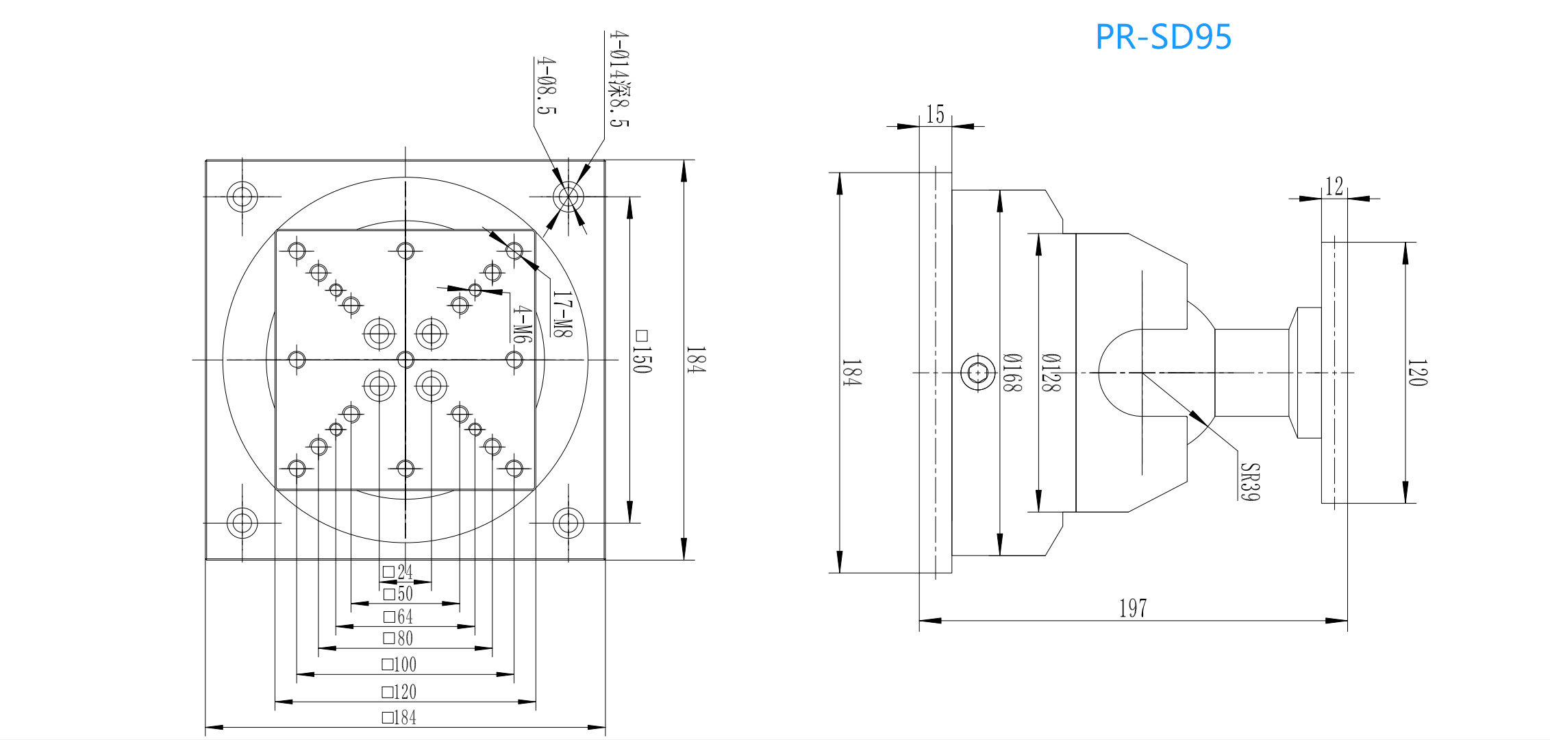 PR-SD92手动万向载物台万向关节台可任意角度旋转承载大