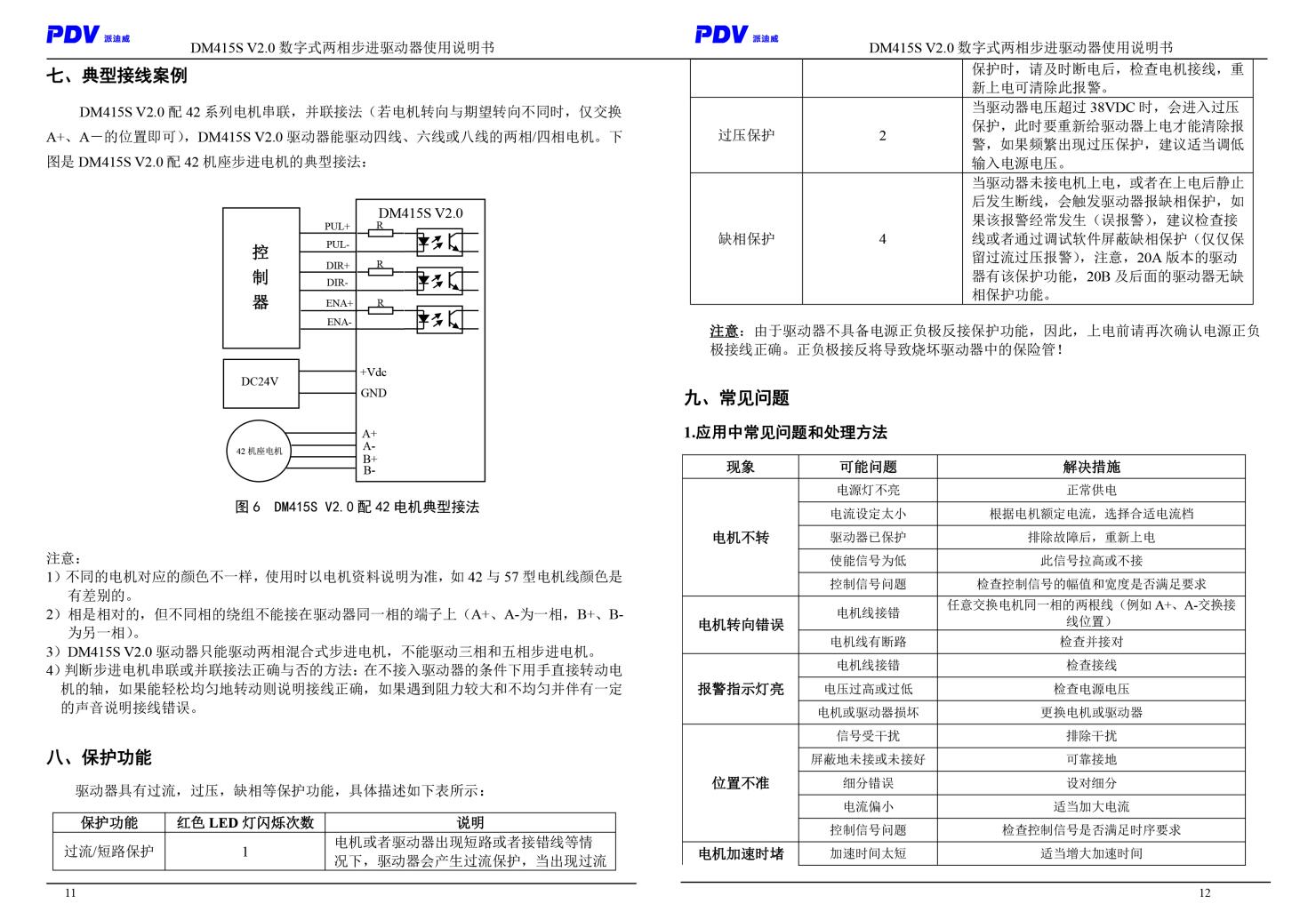 DM415S/DM542S型数字式两相步进电机驱动器 驱动卡 可配用各式电动平台