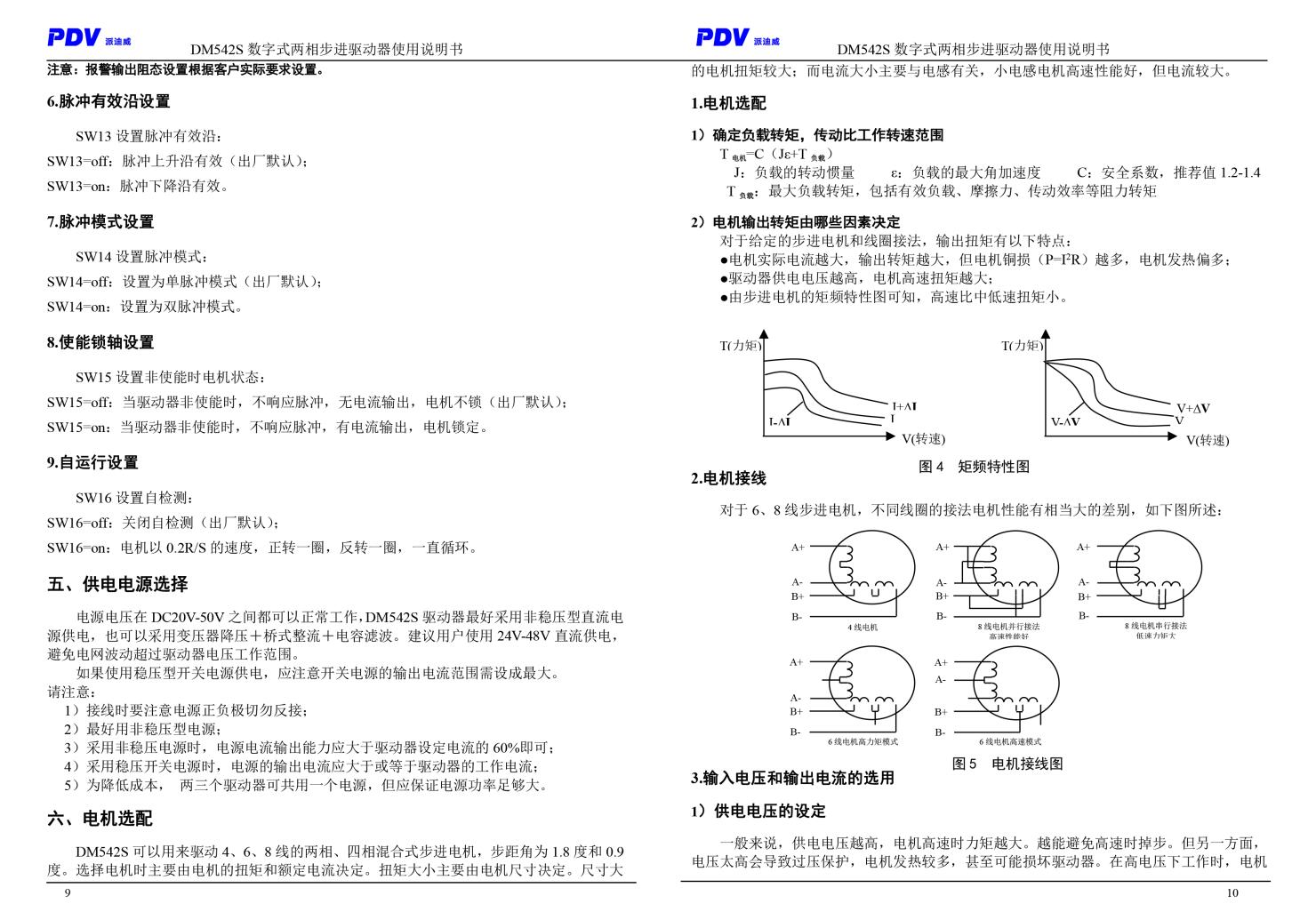 DM415S/DM542S型数字式两相步进电机驱动器 驱动卡 可配用各式电动平台