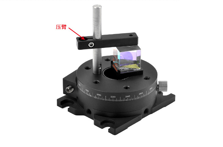 360度手动旋转台R轴微调移动平台光学实验配件 PT-SD81