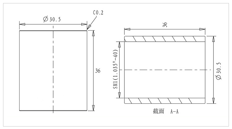 母转母套筒透镜延长管笼式遮光筒30mm镜筒