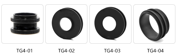 透镜套筒连接件套管转接件SM2转SM1螺纹连接组件
