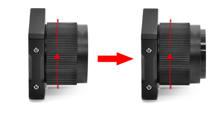 伸缩透镜套筒套管SM1可调式透镜套管Ø1英寸螺纹套筒