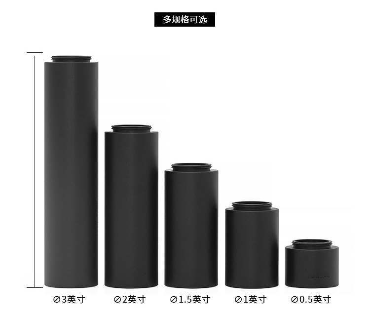 Ø1/2英寸透镜套筒连接件堆叠式套筒延长管SM05螺纹遮光筒