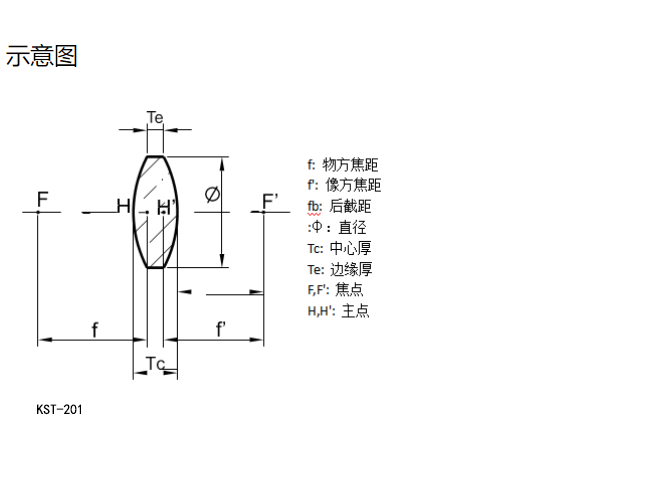 H-K9 双凸透镜 单层氟化镁增透膜