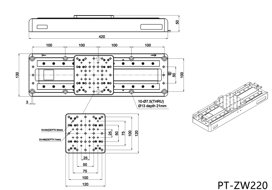 电动二维整体平移台 组合台 滑台PT-XY200 XY行程200mm 电动二维整体平移台 组合台 滑台PT-XY200 XY行程200mm