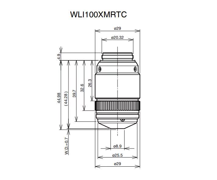 奥林巴斯白光干涉物镜WLI100XMRTC 奥林巴斯白光干涉物镜WLI100XMRTC