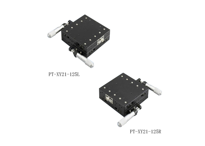 手动二维平移台 两轴位移台 精密铝型XY轴滑台PT-XY21-125R/125