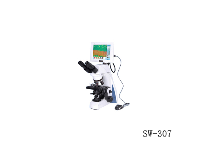 SW-307 数码显微镜 三目生物显微镜