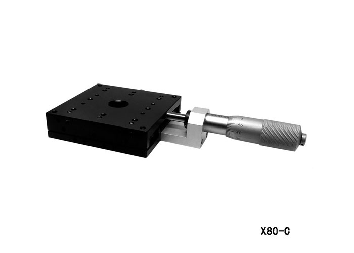 X轴60手动平移台 位移台 光学对位平台 滑台 线性平台 X轴平移台