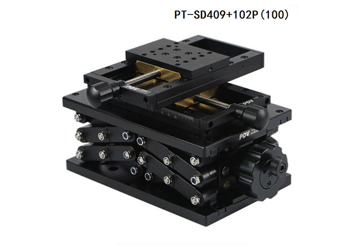 XYZ手动三维调节台 手动三维调整台 行程120MM手动升降台