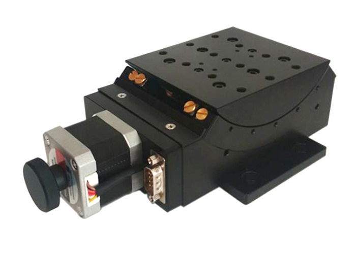 PT-GD303 电动高精度角位台 蜗轮蜗杆 角度仪 位移台 电动位移台