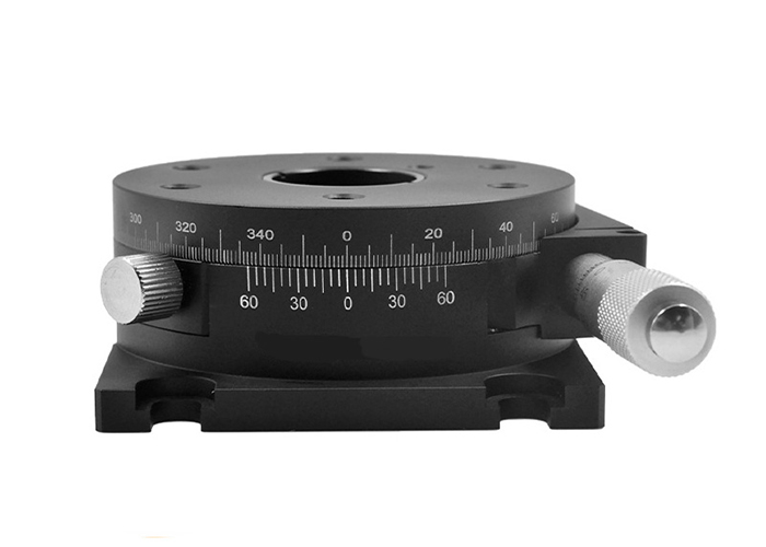 360度手动旋转台R轴微调移动平台光学实验配件 PT-SD81