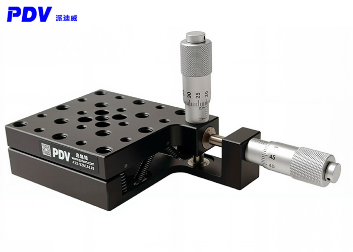 XY轴俯仰偏转台 手动微调二维倾斜旋转台 PT-QX10 XY轴俯仰偏转台 手动微调二维倾斜旋转台 PT-QX10