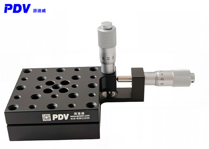 XY轴俯仰偏转台 手动微调二维倾斜旋转台 PT-QX10 XY轴俯仰偏转台 手动微调二维倾斜旋转台 PT-QX10