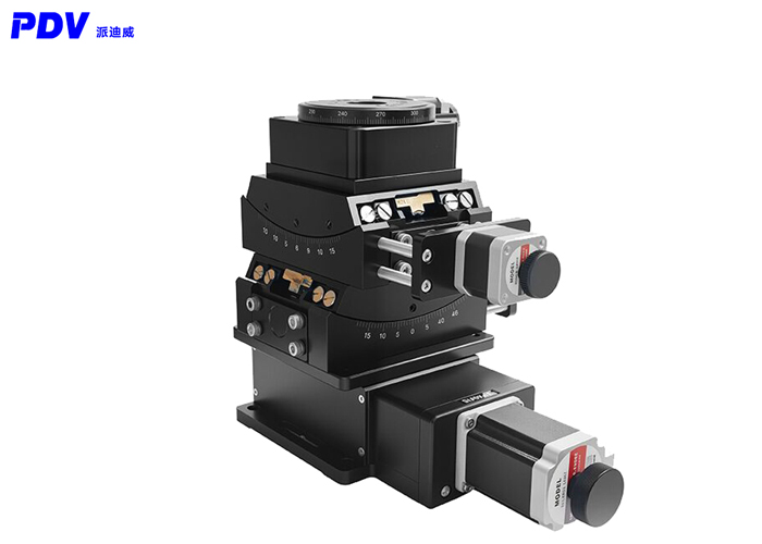 电动四维调节台俯仰偏航旋转升降调节台GD148+GD312XY+PX110-100 电动四维调节台俯仰偏航旋转升降调节台GD148+GD312XY+PX110-100