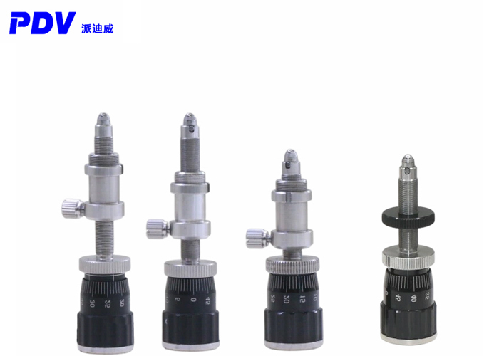 精密差分微分头\测微头\调节器\分厘卡\促动器\超高精度2.5μm\圈