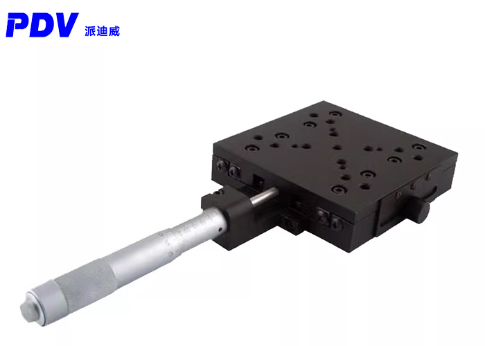 PT50-100H 高精度型手动平移台 测微头50mm行程位移台 PT50-100H 高精度型手动平移台 测微头50mm行程位移台