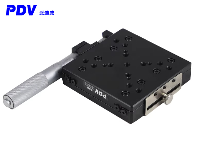 PT50-100H 高精度型手动平移台 测微头50mm行程位移台 PT50-100H 高精度型手动平移台 测微头50mm行程位移台