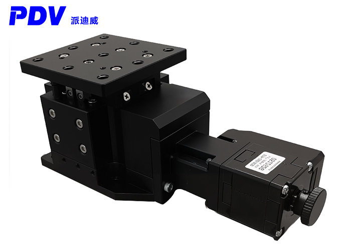 精巧电动楔形升降台Z轴升降台面尺寸40×40 65×65 PT-GD08 GD10