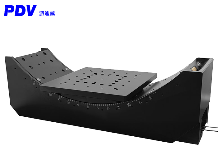 精密电动角位台正负30度 角度滑台 测角仪位移平台 俯仰调节台