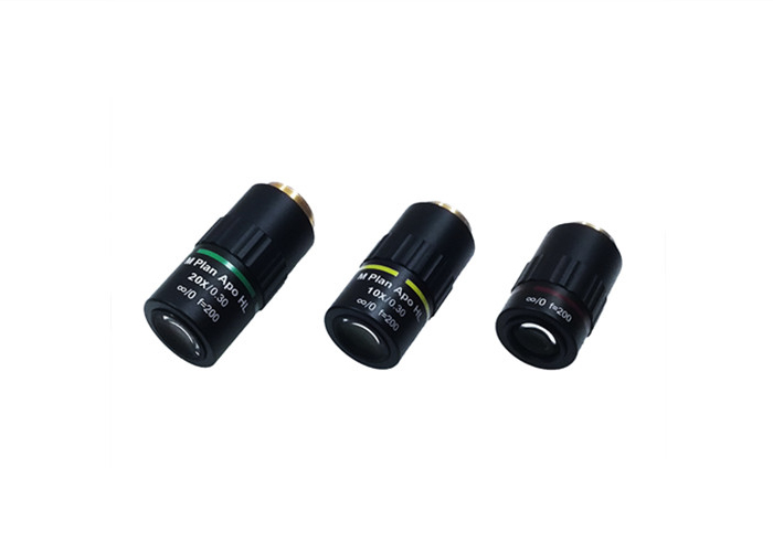 CXW大数值孔径全复消色差95mm金相物镜5X/10X/20X/50X/100X