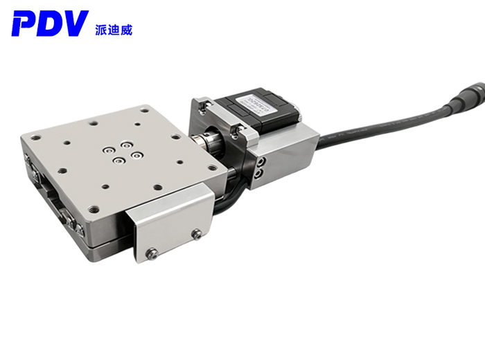 电动不锈钢自动X轴滑台位移台行程10mm 15mm PT-KXL6010