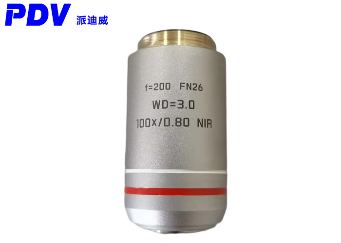 红外物镜 工作距离3.0mm 数字孔径0.80NA