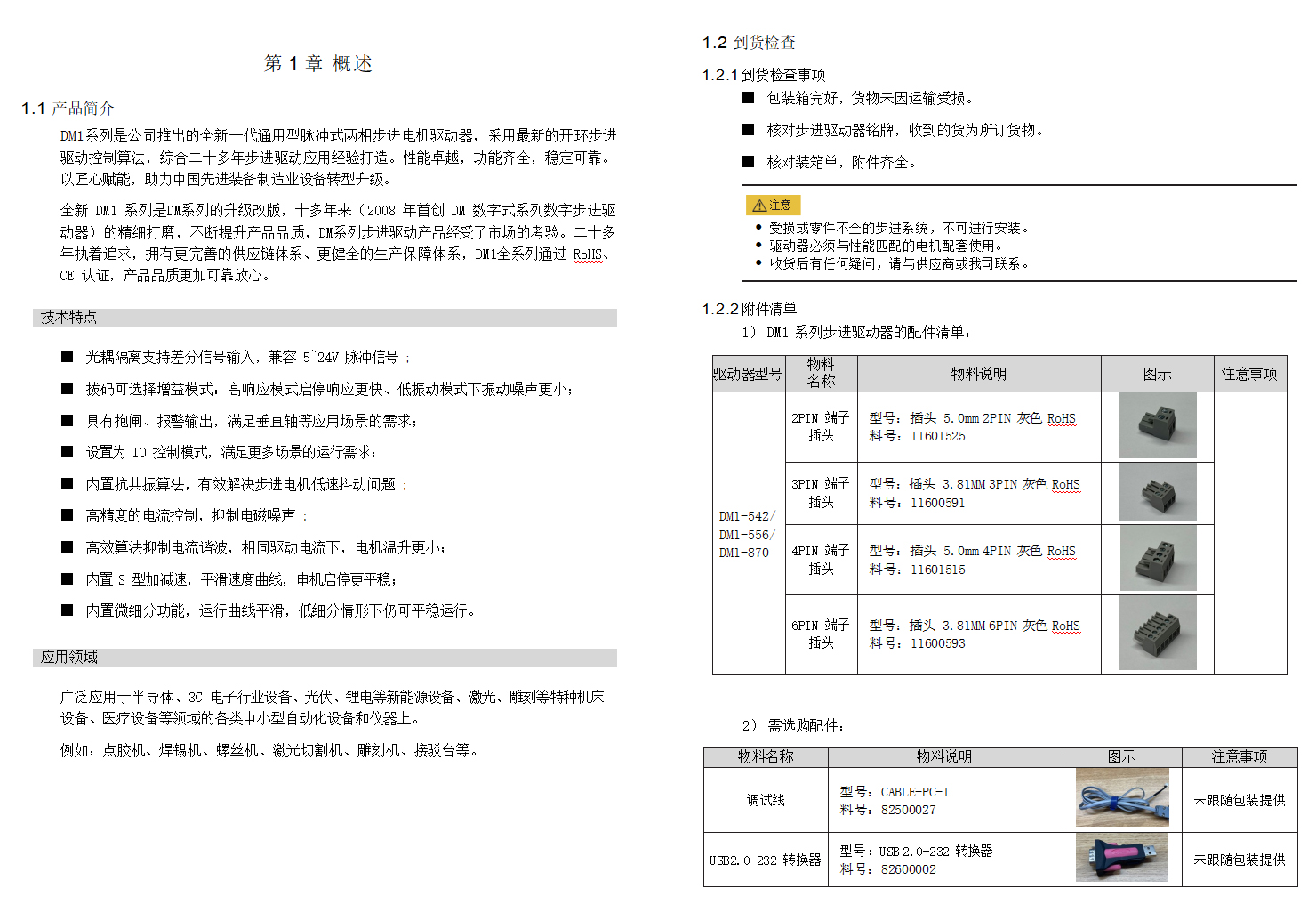 DM415S/DM1-542型数字式两相步进电机驱动器 驱动卡 可配用各式电动平台